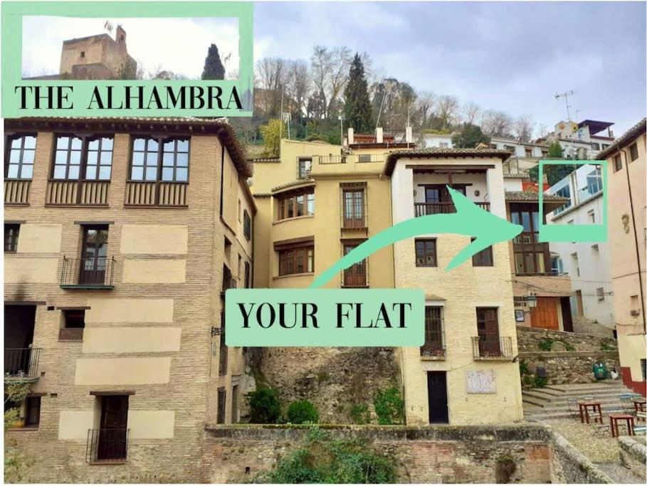 Апартаменти Spacious Loft / Literally At The Foot Of Alhambra Гранада Екстер'єр фото